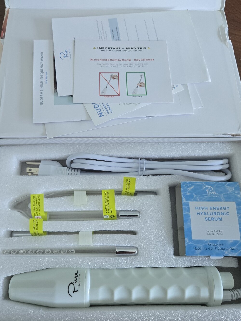 Pure NuDerma Natural Dermal Cell Energy System - With Hyalyronic Serum